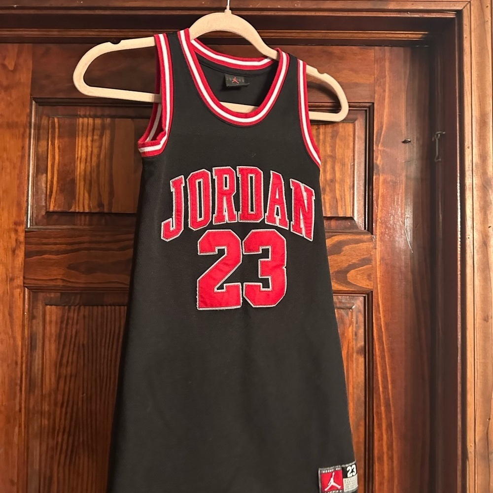 Jordan Kids Black and Red Jersey